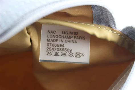 are some longchamp bags made in china